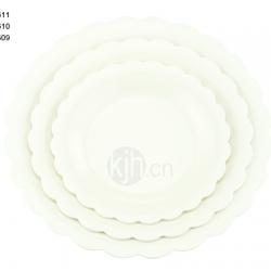 花邊圓型餐盤(pán)(6、4PCS