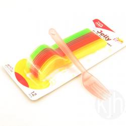 多彩喱叉，12支/板