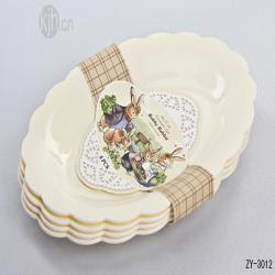波比大號(hào)花邊橢圓餐盤(pán)