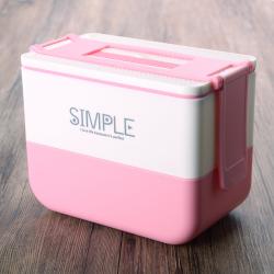 琴韻長(zhǎng)方形小號(hào)雙層便