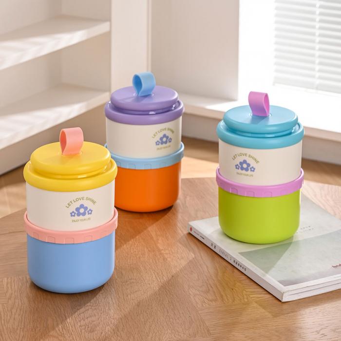 多層便當(dāng)盒730+400=1130ml